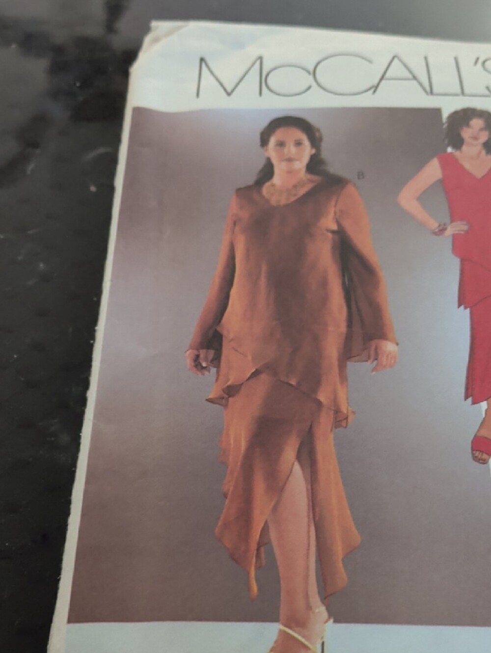 McCALL'S 4172 Womanstyle Layered Dress Pants Sewing Pattern -sz 26W-32W New - Picture 2 of 5